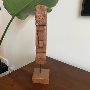 Hand Carved Wooden Sculpture